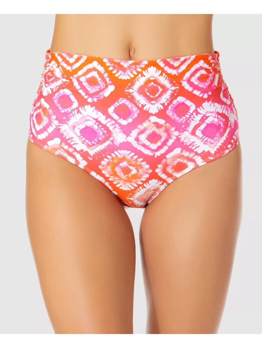 64$ Anne Cole Tie-Dyed Foulard Convertible Bikini Bottom Women's Size M Multi